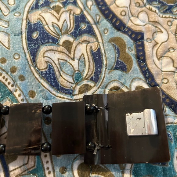 Vintage abalone shell belt xs- medium 34 total length - Picture 7 of 10